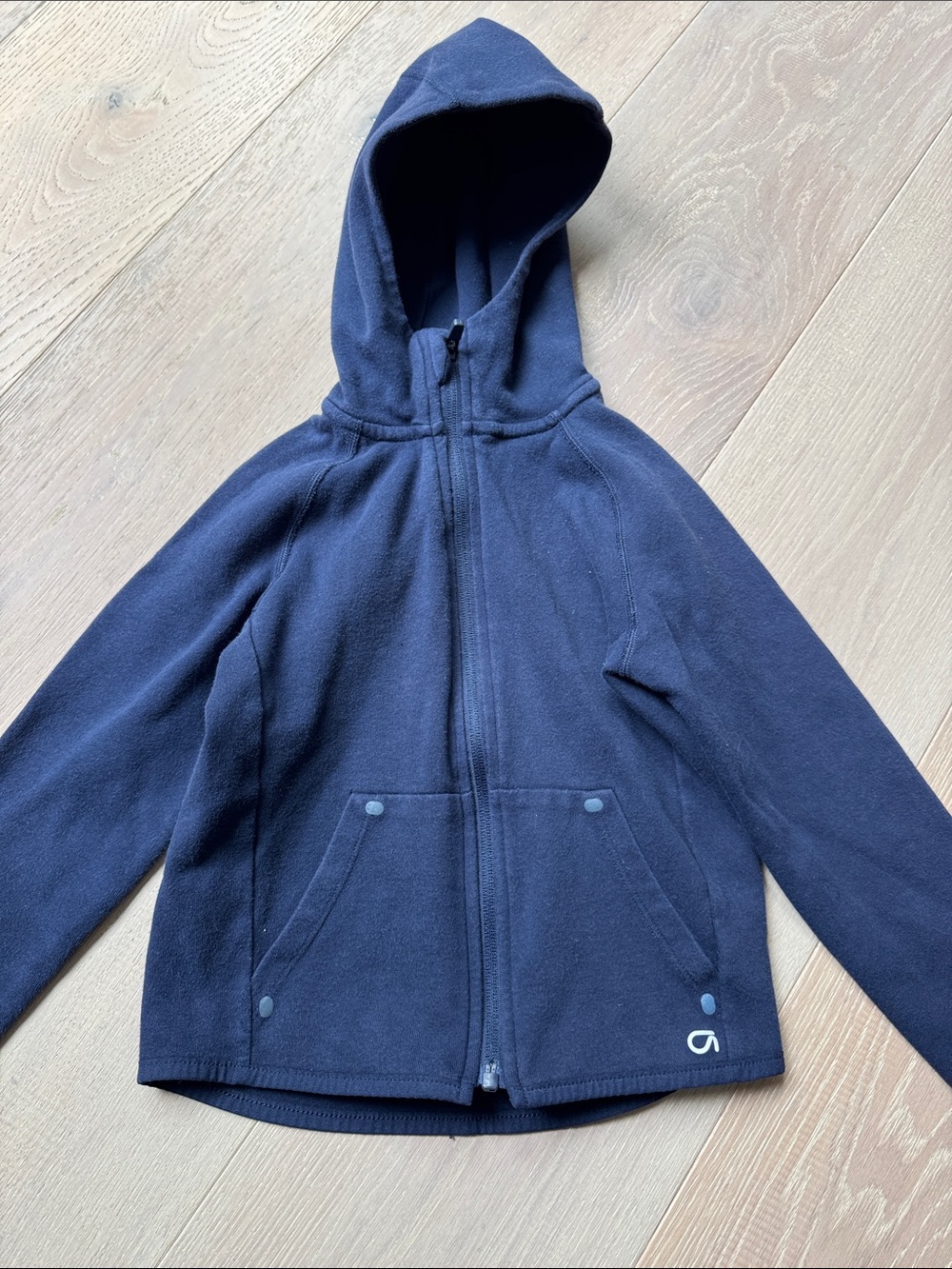 GAP Navy Full-Zip Hooded Fleece Jacket